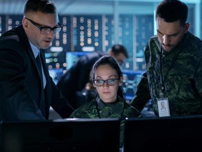 Cyber security professionals developing government policy and guidelines